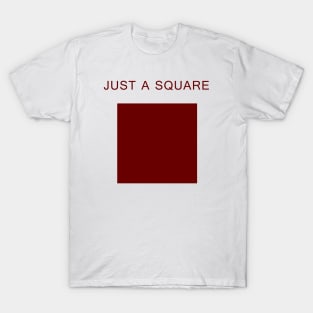 Just a Square (Red) T-Shirt